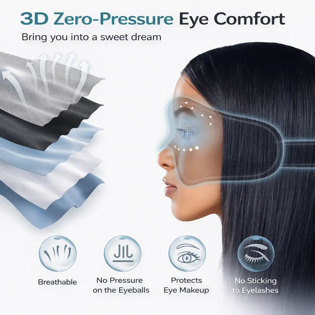 3D SLEEP MASK WITH BLUETOOTH AUDIO
