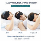 3D CONTOURED BLACKOUT SLEEP MASK