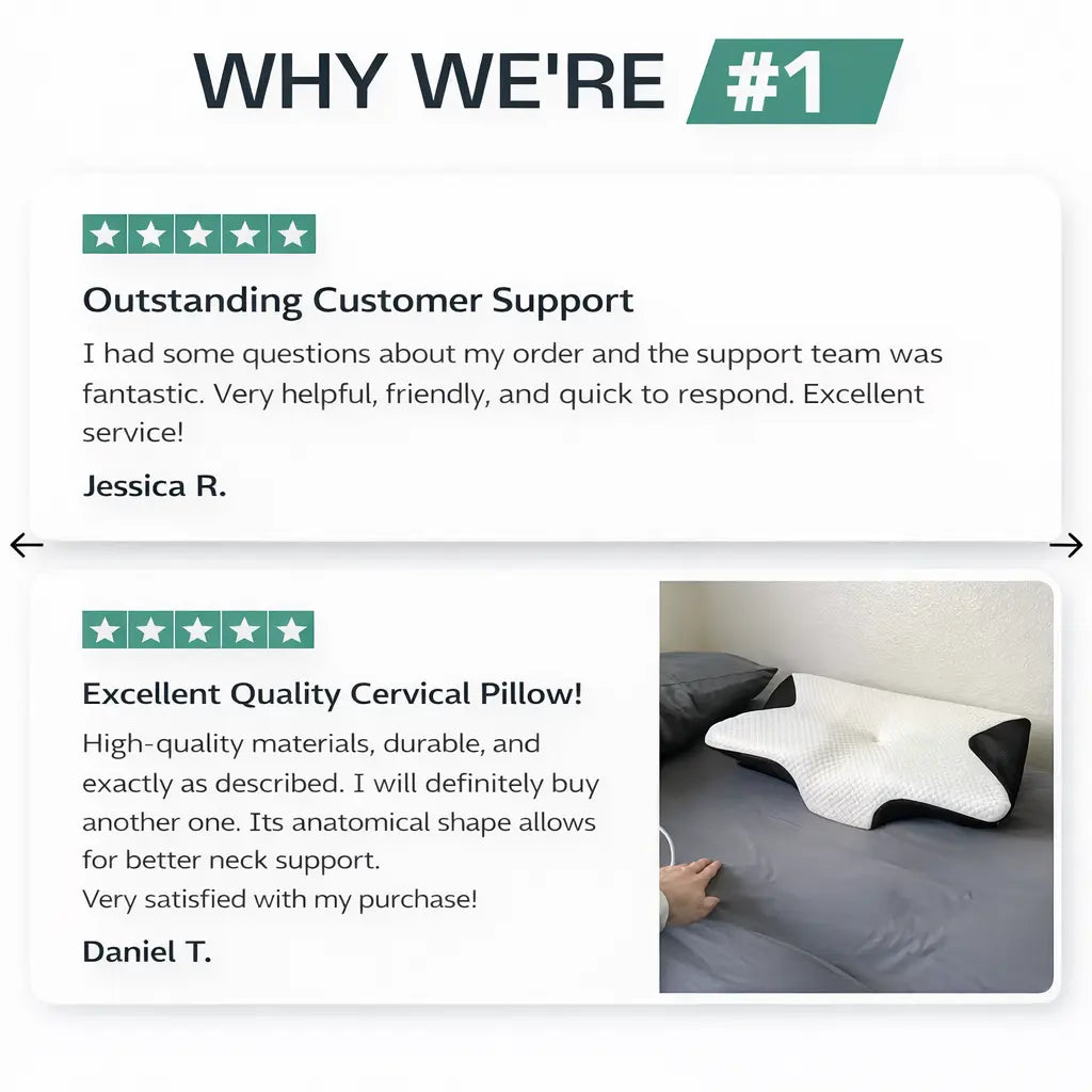 BUTTERFLY CERVICAL MEMORY FOAM PILLOW