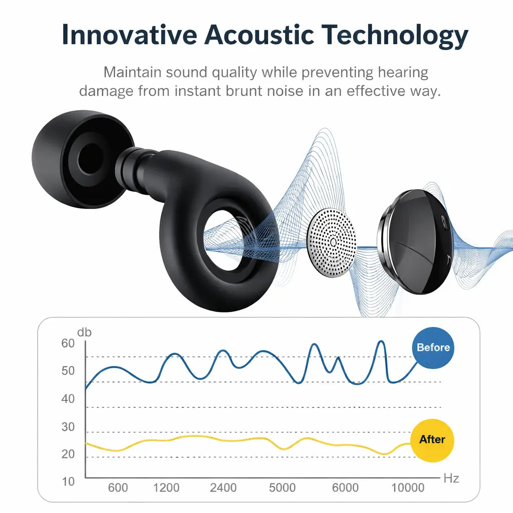 COMFORT-FIT SILICONE EARPLUGS FOR SLEEP