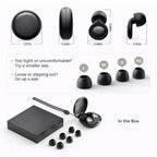 COMFORT-FIT SILICONE EARPLUGS FOR SLEEP
