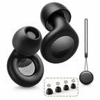 COMFORT-FIT SILICONE EARPLUGS FOR SLEEP