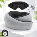 Snooze Moments® Travel Pillow + Free Mask