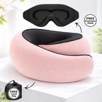 Snooze Moments® Travel Pillow + Free Mask